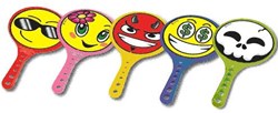 Adriatic beachball set beach game with cheerful face design