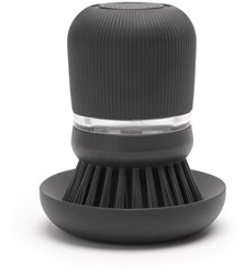 Brabantia Dish Brush with Soap Reservoir - SinkSide Dark Grey kitchen