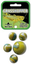 Don Juan marbles set Grasshopper 21 pieces glass toy