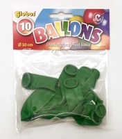 Globos 10 Green balloons in a bag