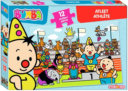 Studio 100 Bumba puzzle athlete - cardboard jigsaw puzzle 12 pieces