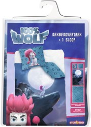 Studio 100 kids duvet cover 100% Wolf cotton 140x200 cm purple