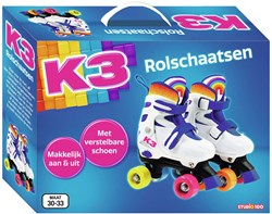 Studio 100 roller skates K3 adjustable size 30-33 purple rainbow