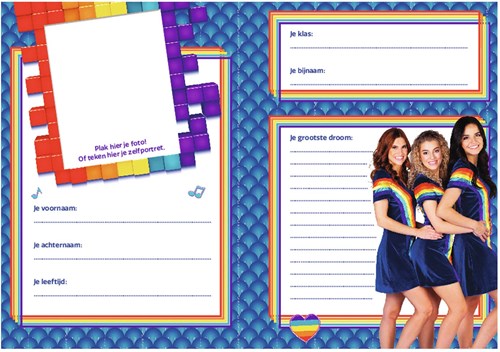 Studio 100 friendship book K3 BFF activity book with stickers for kids-3
