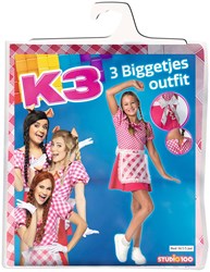 Studio 100 K3 dress-up dress The 3 Little Pigs pink 3-5 years costume