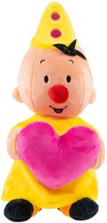 Bumba plush cuddly toy Bumba with heart 25 cm pink toy