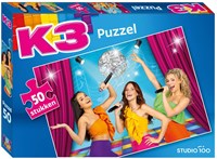 Puzzle K3 colorful 50 pieces cardboard music theme children