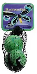 Don Juan marbles butterfly 42mm glass Mexico play fun