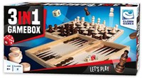 Clown Games 3-in-1 game wood