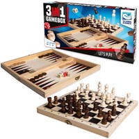 Clown Games 3-in-1 game wood-2