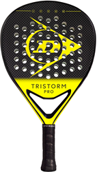 Dunlop padel racket Tristorm Pro black yellow - graphite for adults