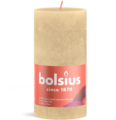 Bolsius Rustiekkaars 100/50 Beige