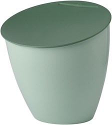 Mepal waste bin Calypso - tabletop trash can 2.2 liters nordic sage sustainable