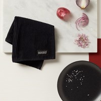 DDDDD dishcloth black cotton cleaning cloth set 4 pieces 30x30cm-3