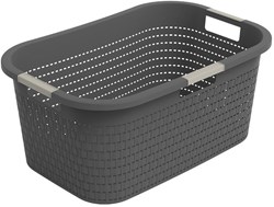 Rotho laundry basket 40L anthracite - large plastic laundry box