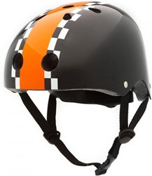 Coconuts kids bike helmet race black orange adjustable safety Black race