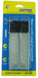 ARO houseware spare blades hobby knife 18mm grey set precision