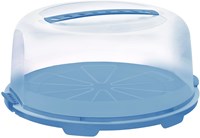 Rotho cake box FRESH tall horizon blue plastic cake storage