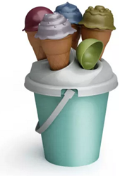 Adriatic Bucket Set New Life Ice Cream 11-piece 1269