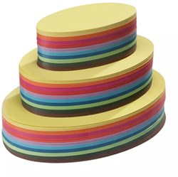 Mercurius craft paper folding paper 10 colors oval 20cm creative