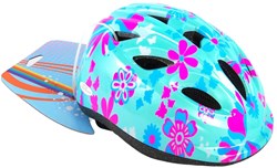 Volare bike helmet XS pink blue adjustable 47-51cm lightweight