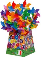 Adriatic pinwheel toy with dots - colorful outdoor toy