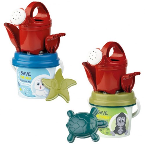 Androni Giocattoli Bucket set recycled plastic 1324-ORIC