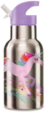 Crocodile Creek Stainless Bottle/Unicorn Galaxy