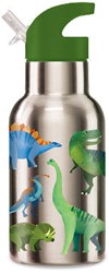 Crocodile Creek Stainless Bottle/Dino World