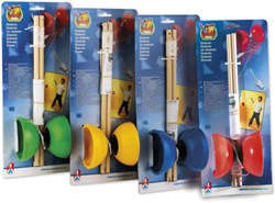 Androni Giocattoli diabolo toy red with wooden sticks juggling set
