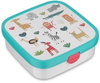 Mepal lunchbox Animal Friends large with bento boxes and fork