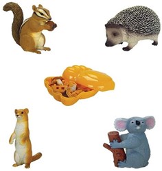 Keycraft Forest Animals 3D Construction Kit Squirrel and Hedgehog - Creative Toy
