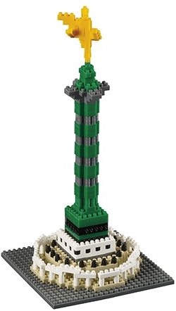 Brixies building set Colonne de Juillet Paris - nano bricks - 440 pieces