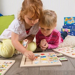 Beleduc wooden puzzle seasons educational toy 12 pieces