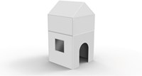 Eduplay playhouse height extension cardboard - creative toy expansion-2
