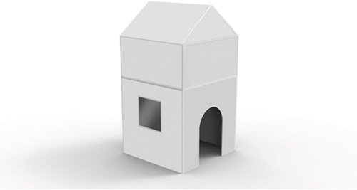 Eduplay playhouse height extension cardboard - creative toy expansion-2