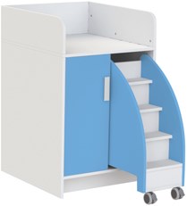 Eduplay baby changing table with stairs and storage - ergonomic design-3