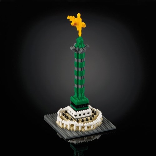 Brixies building set Colonne de Juillet Paris - nano bricks - 440 pieces-2