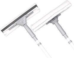 Michelino window wiper 2-in-1 with telescopic handle cleaning