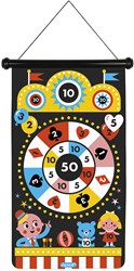 Janod dart game - magnetic fairground dartboard for kids