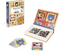 Janod magnetic book - educational toy Mix & Match animals with 72 magnets-2