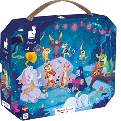 Janod puzzle summer party - cardboard jigsaw 36 pieces - educational toy