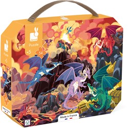 Janod puzzle dragons - 54 piece cardboard jigsaw for kids