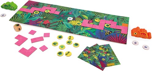 Janod board game - Tropic Dinner strategic kids game FSC wood