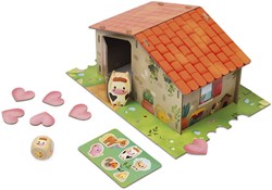 Janod Game - Farm educational kids game cardboard and wood