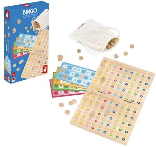 Janod bingo game - classic family board game for kids-2