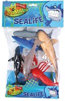 Toi-Toys Sea Animals Playset Animal World Deluxe 5 pcs plastic