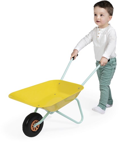 Janod wheelbarrow toy for children gardening garden-3