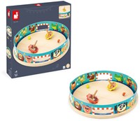 Janod Applepop - Spinning Top Arena Wooden Playset for Kids-2