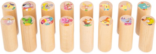 Janod wooden Ferris wheel Applepop - educational kids game-3